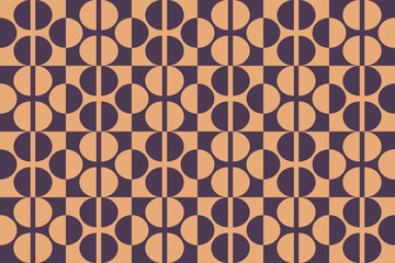 Circle Shapes and Designs Brown Colors Geometric Pattern Abstract Background Geometric Background