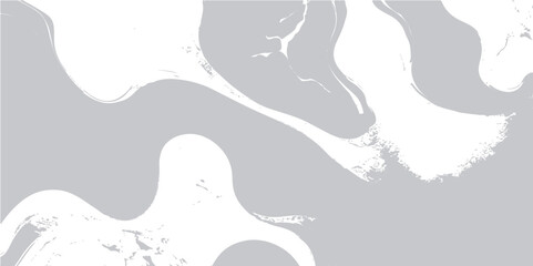 Obraz premium Black and white abstract vector illustration of flowing water design element