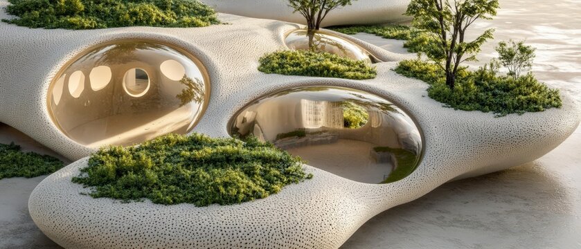Ecofriendly Mars colony using Dprinted habitats from local regolith