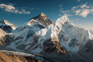 stunning view of worlds top  mountains showcasing their breathtaking beauty and grandeur