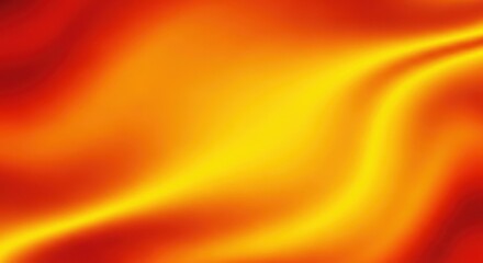 Abstract flowing waves of warm orange and yellow light with subtle texture