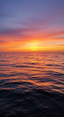 Fototapeta premium Ocean's Ember Glow