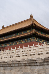 View of Forbidden City (Palace Museum) in Beijing, China.