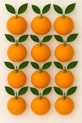 Designer image of oranges
