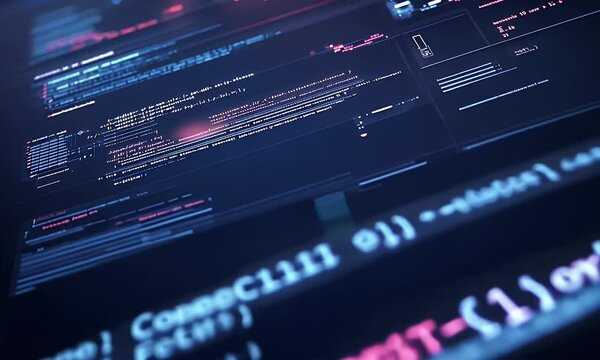 
The screen displays the code of an object in software development, which is shown against a dark blue background.