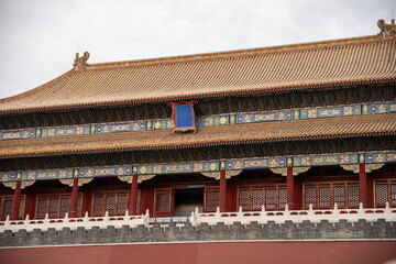 View of Forbidden City (Palace Museum) in Beijing, China.