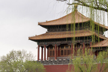 View of Forbidden City (Palace Museum) in Beijing, China.