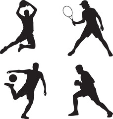 American Football Player Silhouette in Action"

"Running Back Vector Art"

"Football Athlete with Helmet Design"

"Quarterback Throwing Ball Silhouette"

"Tackling Pose of Football Player Vector"

