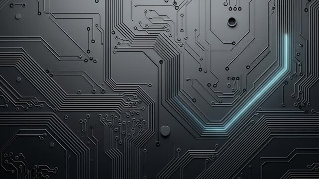 ハイテクな背景 コンピュータ回路の描写