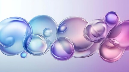 Abstract colorful bubbles design