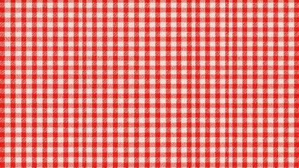 Photo of red and white gingham fabric pattern