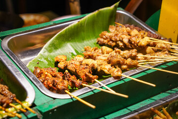 Indonesian Street Food, captured on July 13, 2025. A mix of local favorites like fried rice, satay,...