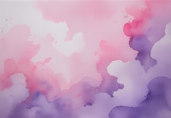 Obraz premium pink purple watercolor background