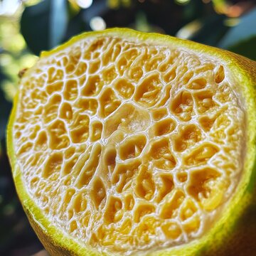 generate a closeup of an ugli fruit with natural lighting and trending seo optimized