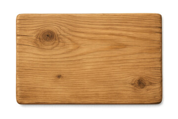 Wooden board with knots isolated on transparent background, perfect for presentations or web design