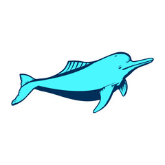 icon vectors Whale symbol design