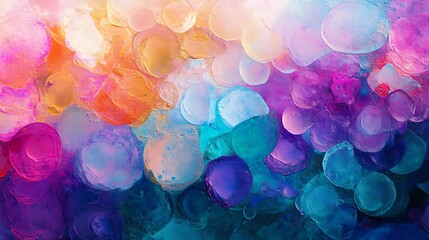 Abstract colorful shapes background