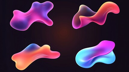 Abstract colorful shapes