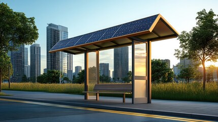 Eco-Friendly Bus Stop Design: Sustainable Urban Transportation