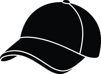 Baseball Cap Silhouette icon