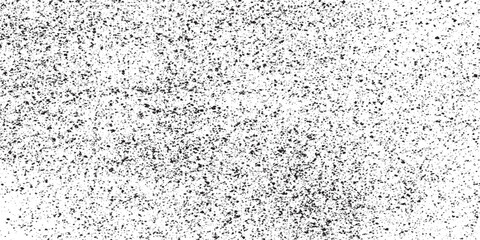 Dirty or dust film grain speck grit grunge overlay on Speckle grain dot white paper noise texture with distress effect vector illustration pattern background.