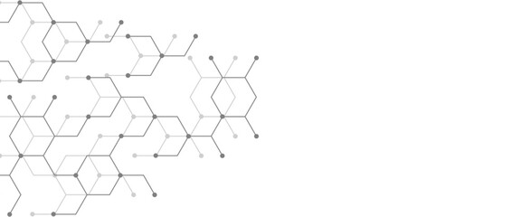 Vector abstract technology and science digital communication, high technology design line technology.	