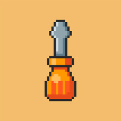 Pixel art screwdriver game asset design