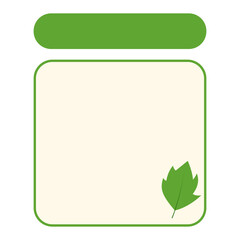 Paper note planner with cute decoration for schedule, infographic. Vector isolated.