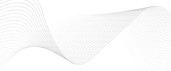 Vector geometric line geometric simple line waves technology concept