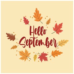 autumn leaves vector