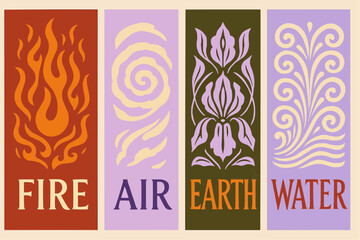 vector illustration of a floral background