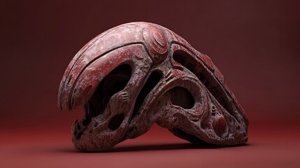 Detailed anatomical skull model