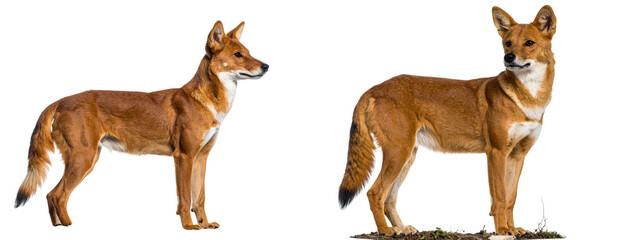 Asian Wild Dog Standing Alert