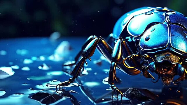 Galaxy Version of beetle world ,ai generative