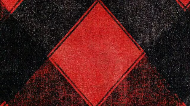 Red and black buffalo check plaid pattern background showing lumberjack flannel design