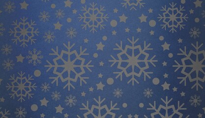 Snowflake wallpaper pattern
