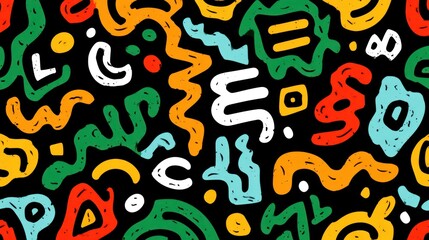 Colorful abstract pattern background