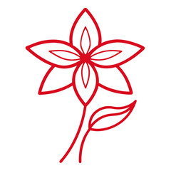 vector illustration of a flower