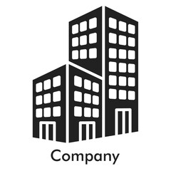 Obraz premium Company Icon - Glyph Style