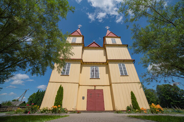 Obraz premium Church of the Holy Virgin Mary, Dudy, Grodno region, Belarus