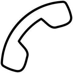 telephone icon for contact us, business, website, application, printing, document, poster design, etc