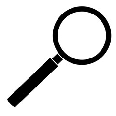 検索アイコン虫眼鏡の絵文字イラスト