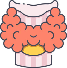 Thyroid Icon Illustrations