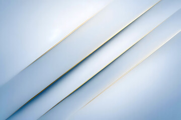 Obraz premium Elegant White and Gold Diagonal Abstract Background with Luxury Layered Design for Premium Business and Branding