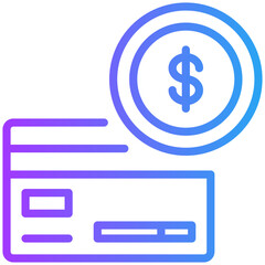 Card icon for weather, website, application, printing, document, poster design, etc