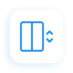 Elevator Lift Symbol for Building Vertical Movement