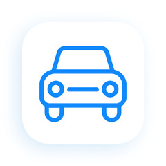 Car Vehicle Symbol for Private Transportation Use