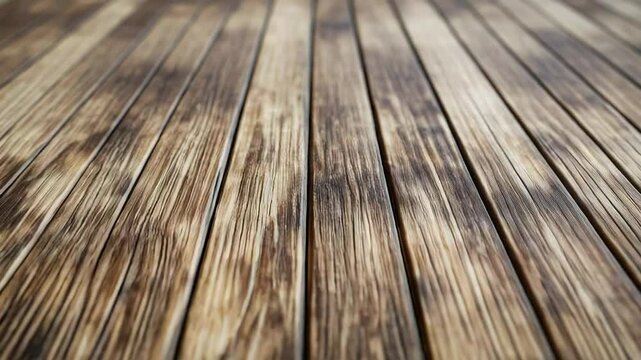 Wooden planks creating rustic background texture with shallow depth of field