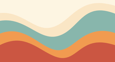Fototapeta premium Wavy color gradient background for creative design project