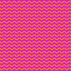 Orange wave on purple background seamless chevron pattern